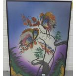 Batik, in a glazed frame, 68 x 91cm