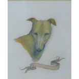 Norman Orr, Scottish (1924-1993) 'Bayfield Glory' Pencil and Gouache sketch of a Dog, signed and