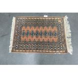 Machine made prayer mat, 90 x 60cm