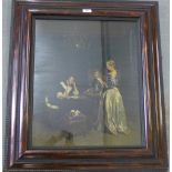 The Letter, a coloured Medici print, in glazed frame, 45 x 55cm