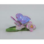 Herend Hungarian porcelain hand painted butterfly, 6cm long