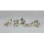 A collection of five Nao dog figures (5)