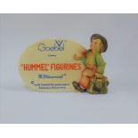 Goebel Hummel figurines advertising plaque, 15cm long