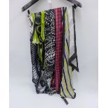 A collection of ladies silk scarves (6)