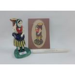 Griselda Hill Pottery Ltd Ed Prestonpans Fishwife figure, No 182 / 195, complete with certificate,