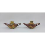 Two Carlton Ware Rouge Royale table lighters (2)