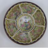 Chinoiserie lazy Susan serving set