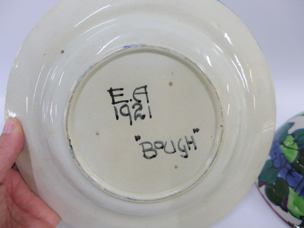 Bough Scottish pottery muffin dish and cover with handpainted motto 'the Beggar wife ta me its gey - Image 4 of 4