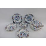 Booths Staffordshire dinner service, comprising dinner plates various bowls, tureen and serving dish