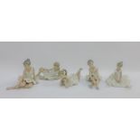 Collection of five Nao porcelain Ballerina figures (5)