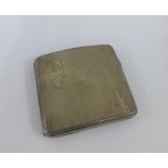 George VI silver cigarette case, Birmingham 1936