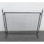 Black mesh and steel spark guard, 90 x 95