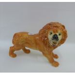 Bo'ness style pottery lion (back leg restored)