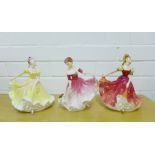 Three Royal Doulton figures to include Ninette HN2379, HN3417 & My Best Friend HN3011 (3)