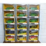 Eighteen boxed Corgi Classic vehicles, boxed new old stock, to include Bedford type OB coach, etc (