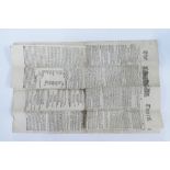 The Times, No.6572, London, Thursday, November 7th 1805 (folded)