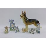 Collection of Wade Whimsies to include Tom & Jerry and Thumper etc, together with a West German