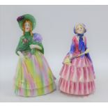 Royal Doulton figure 'Biddy' HN1513 (a/f) together with another (2)