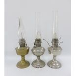 Three paraffin oil lamps (3)