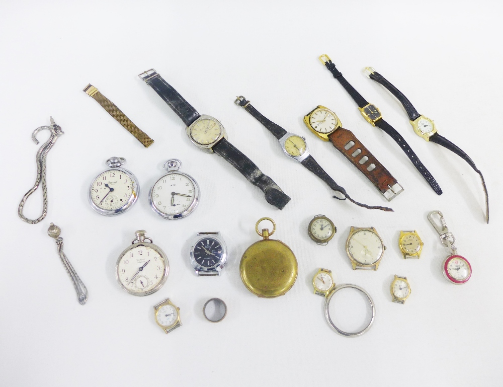 A collection of watches and pocket watches, (a lot)