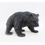 Black Forest style carved wooden Bear, 16cm long