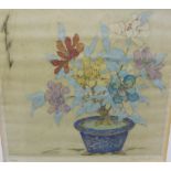 Elyshe Ashe Lord, (1900 - 1971) Mixed Flowers, Coloured Etching, signed in pencil and numbered 75/