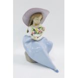 Lladro 'Fragrant Garland' porcelain figure, 22cm high