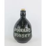 Dewar's Whisky Centennial pottery flagon with stopper, 20cm high