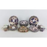 Quantity of Imari tableware's together with a Royal Crown Derby butter dish (a/f) (25)