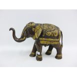 Bronze elephant, 40cm long
