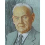 Francis Dodd, RA (1874 - 1943) Head & Shoulders Portrait of a Gent, Pastel, signed and dated 1946,