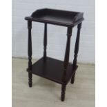 Modern two tier side table, 65cm high