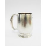 Chinese Export silver tankard by Tuck Chang, 8cm high