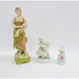 Three various figures to include Royal Dux, etc ( a/f) (3)