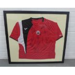 Stirling Albion Football Club signed shirts, etc (a lot)