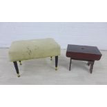 Milking stool and retro Sherborne stool, (2)