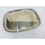Rectangular silver tray, stamped 800, 40 x 28cm, approx 1100g
