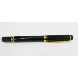 Waterman fountain pen, with 18ct gold nib, 14.5cm long