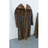 Vintage brown fur coat