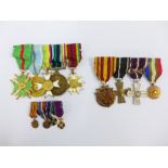 Dunkirk 1940 medal, Commemorative War medal of General George Patton, Croix de la Victoire, and