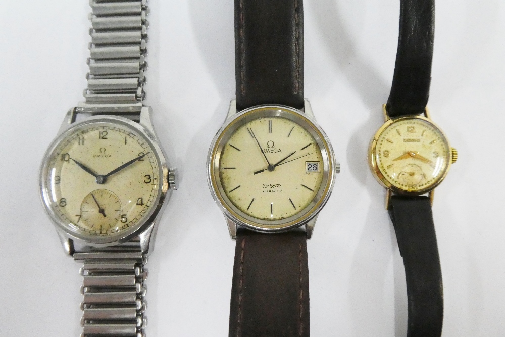 Gents vintage Omega De Ville wrist watch, Gents Omega stainless steel wrist watch with Arabic