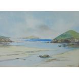 G.A Renwick shore Scene, Watercolour, signed and dated 1932, in glazed frame, 37 x 26cm