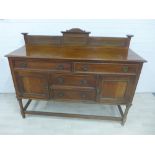 Oak ledgeback sideboard, 98 x 153cm