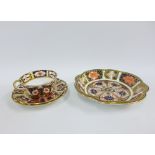 Royal Crown Derby Imari 2451 pattern cup, saucer and side plate trio together with a Royal Crown