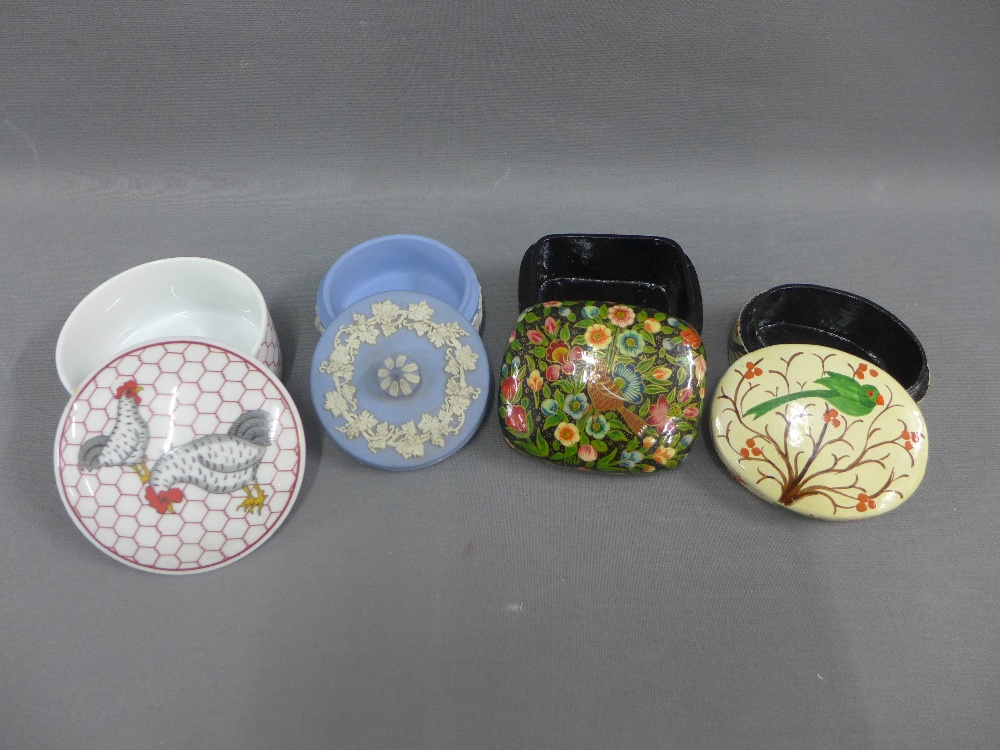 Collection of boxes to include Wedgwood jasper, papier mache and others, etc (4) - Image 2 of 2