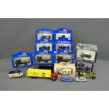 Carton containing a collection of Lledo diecast model cars,etc (a lot)