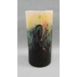 Art Glass vase with swirling pattern, 15cm high