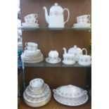 Minton's Spring Bouquet fine bone china table wares to include a dinner service and tea and coffee