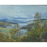 Henderson Tarbert, Highland landscape, Watercolour, signed, in glazed giltwood frame, 44 x 34cm