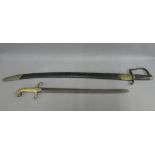 Sword and a French bayonet (2)